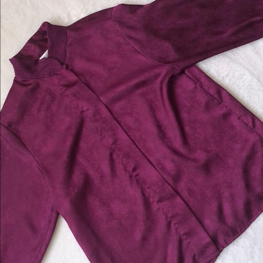 Vintage Yves St Clair mandarin collar blouse